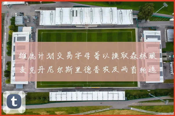 雄鹿计划交易字母哥以换取森林狼麦克丹尼尔斯里德香农及两首轮选秀权
